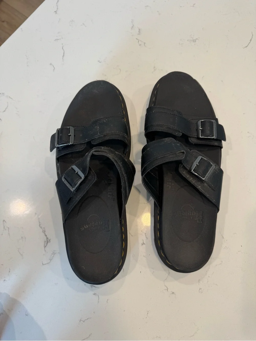 Dr. Martens Myles slide sandals black Men size 13